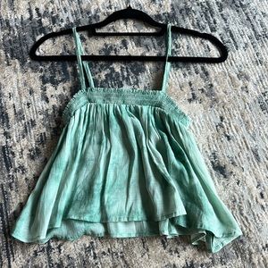 F21 Tie Dye Flowy Tank